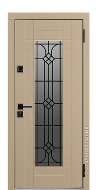Входная дверь Бенвиль (вид снаружи) - купить в Дербенте