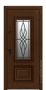 Входная дверь Леандро (вид снаружи) - купить в Дербенте