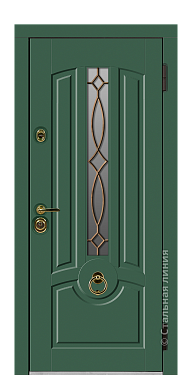 Входная дверь Дели (вид снаружи) - купить в Дербенте
