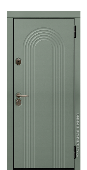 Входная дверь Рифлессо - вид снаружи Входная дверь Рифлессо (вид снаружи) - купить в Дербенте