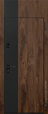 Входная дверь Кобург (вид снаружи) - купить в Дербенте