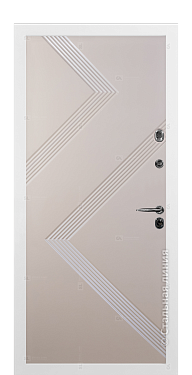 Классическая двупольная дверь Альтаир с четырьмя контурами уплотнения в Дербенте - купить