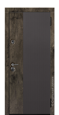 Входная дверь Кобург (вид снаружи) - купить в Дербенте