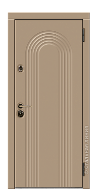 Входная дверь Рифлессо - вид снаружи Входная дверь Рифлессо (вид снаружи) - купить в Дербенте